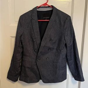 banana republic Denim Blazer Size 10 Petite